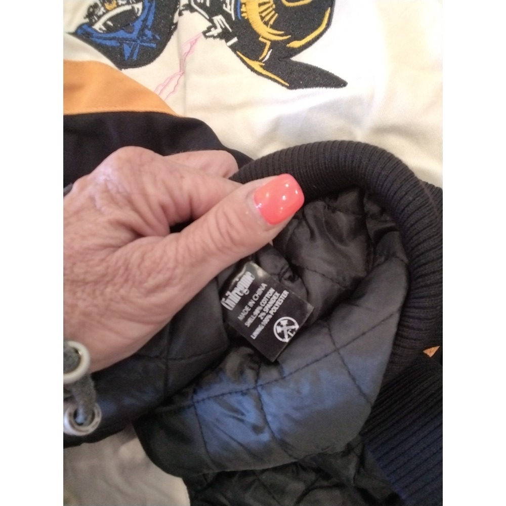 Civil Regime Star Wars Tatooine Podracing Bomber Jacket Mens Large White Black - Picture 7 of 8